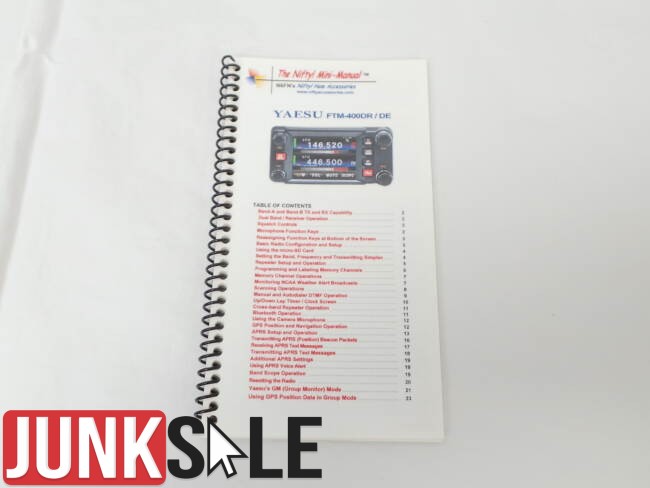 FTM-400DR Nifty Mini Manual Sold As Seen Junksale Clearance