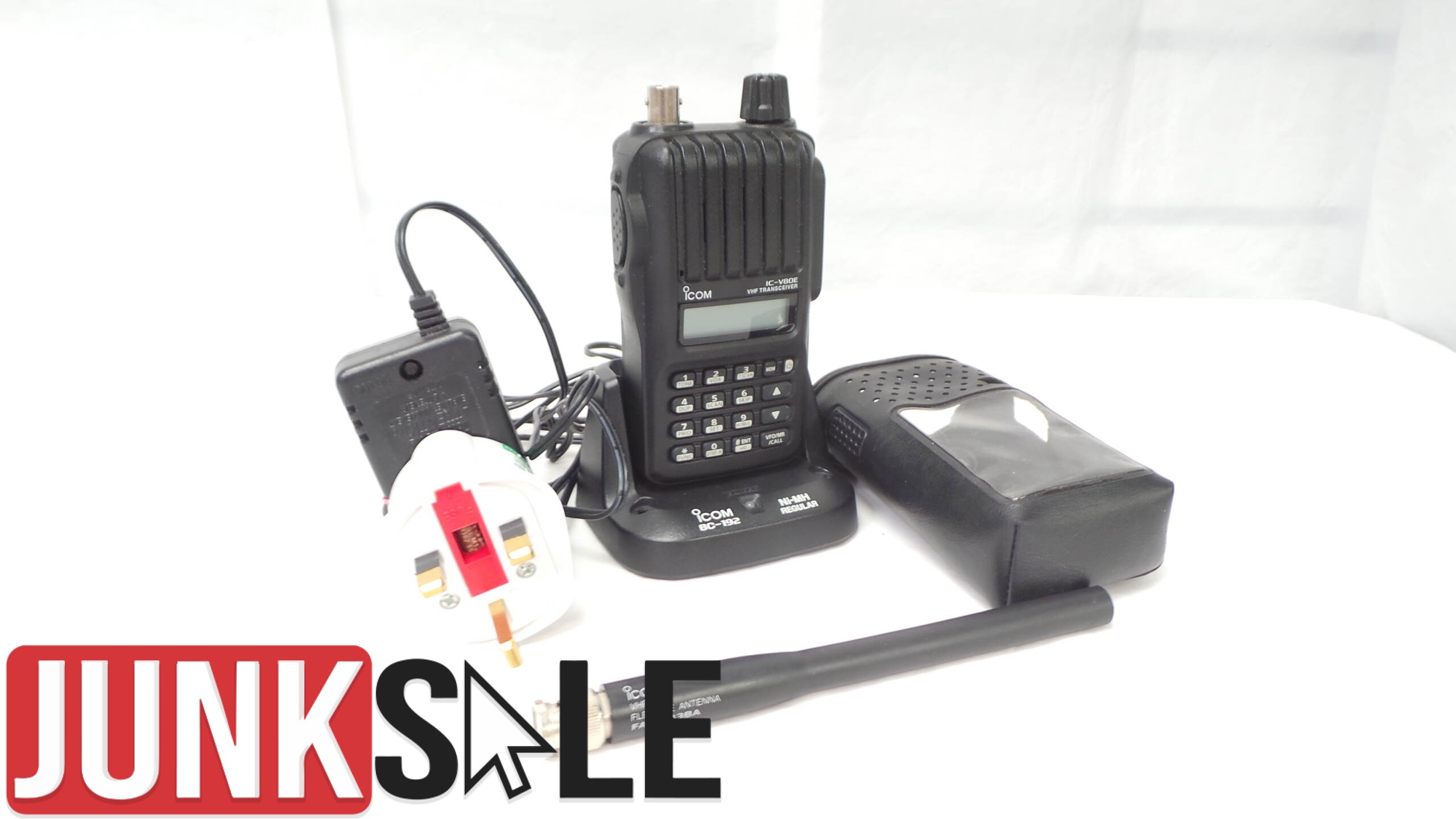 Icom IC-V80e VHF Handset Sold As Seen Junksale Clearance