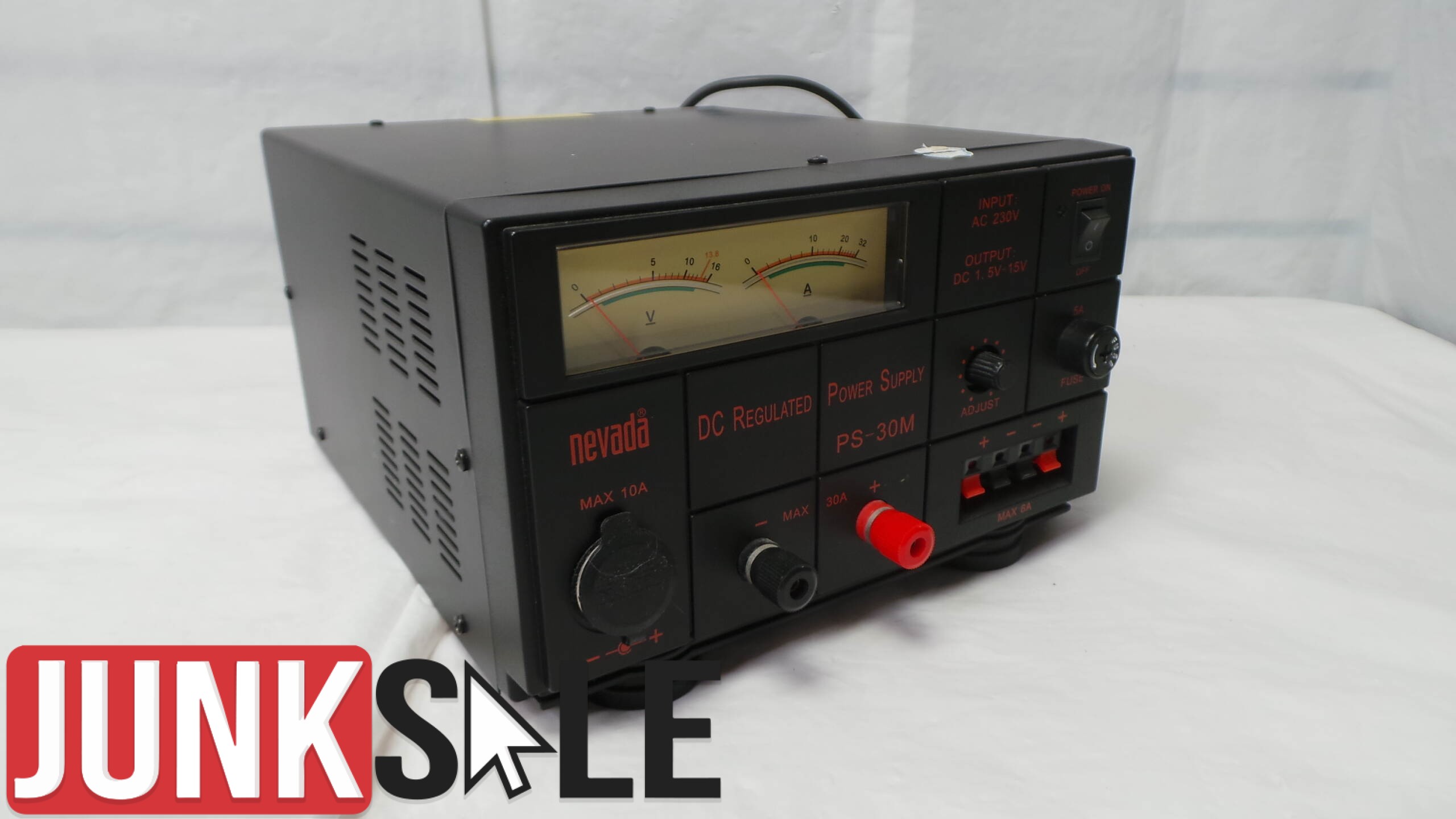 Nevada PS-30 Power Supply Sold As Seen Junksale Clearance